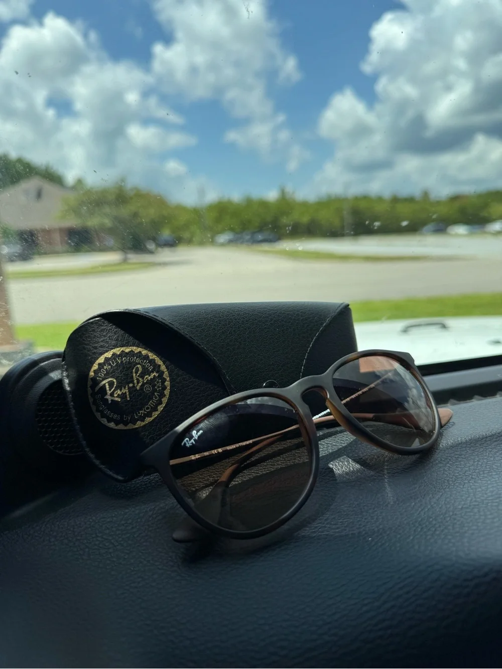 Ray-Ban RB4171 - Erika Tortoiseshell Frame Sunglasses with Brown Gradient Lenses